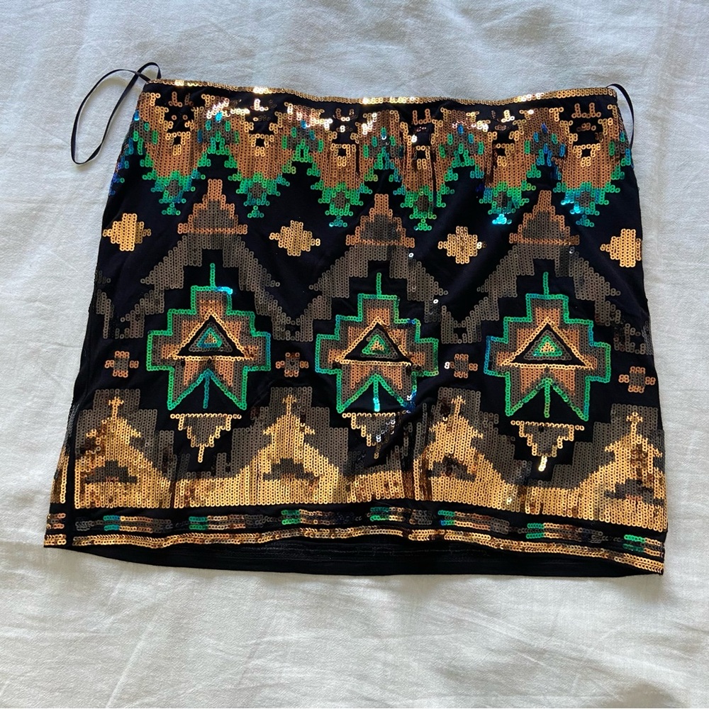 Rapsodia sequin mini skirt